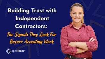 Building Trust with Independent Contractors