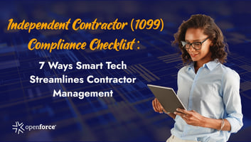 Independent contractor 1099 compliance checklist guide