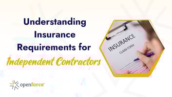 Insurance requirements for independent contractors