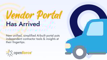 Openforce AI-powered Vendor Portal for independent contractor management.