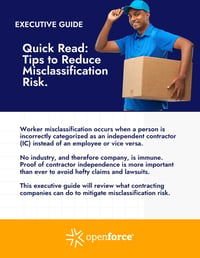 Misclassification Risk Executive Guide TN