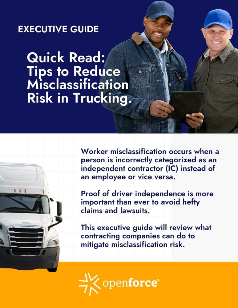 Reduce Misclassification Trucking_TN