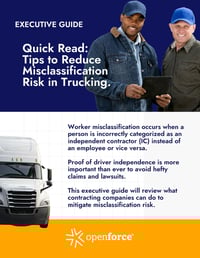 Reduce Misclassification Trucking_TN Reduce Misclassification Trucking_TN